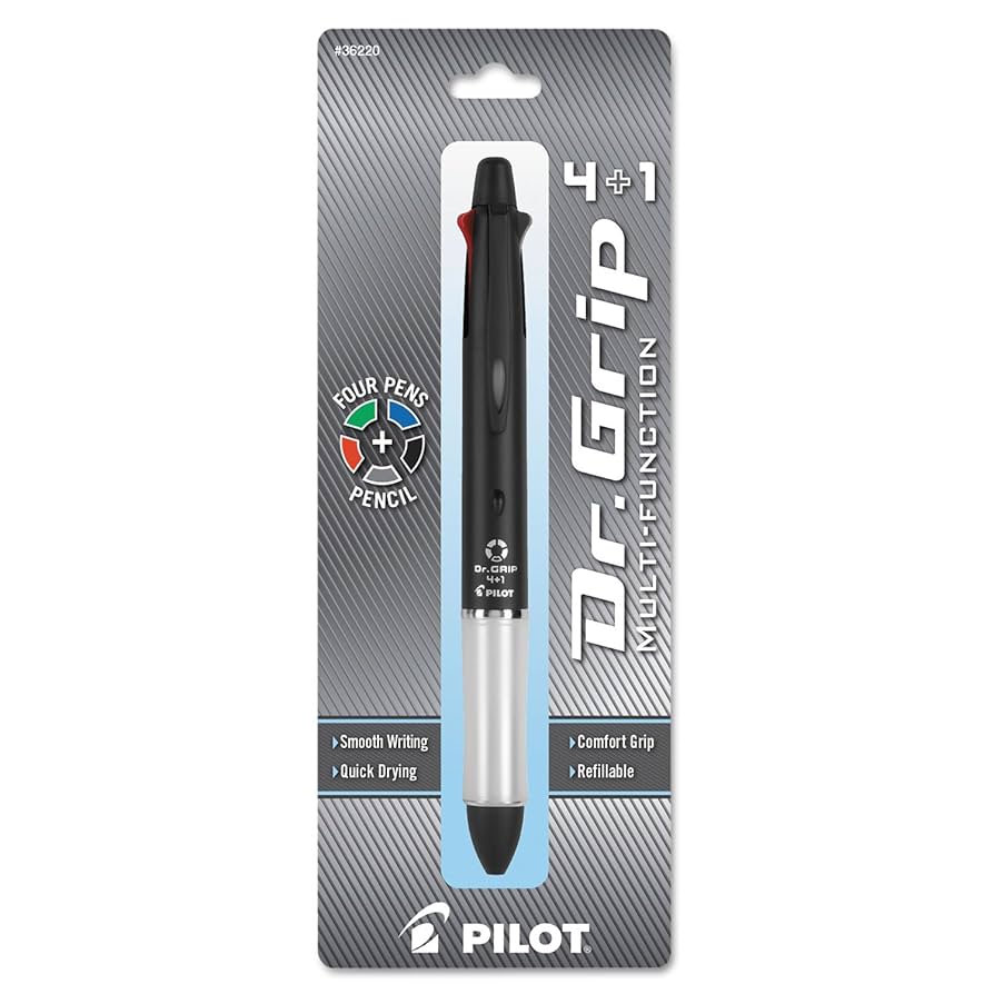 Amazon.com : PILOT Dr. Grip 4+1 Multi-Function Refillable